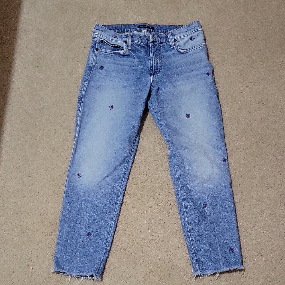 Lucky Brand Light Embroidered Jeans